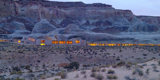 A Luxury hotel in Southern Utah Desert