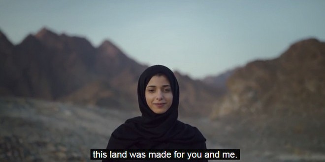 Jeep ad with girl in hijab