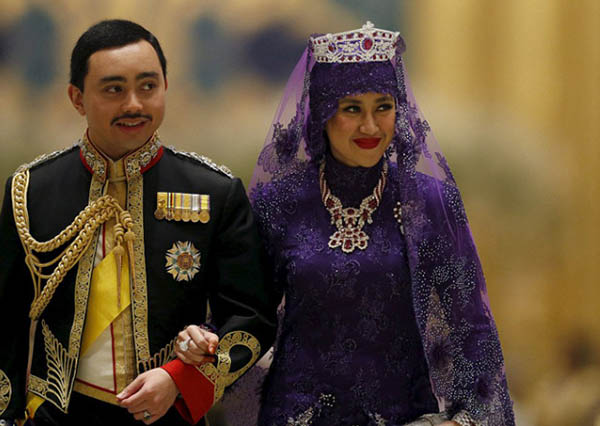 Royal wedding ceremonies held for Brunei Sultan’s son