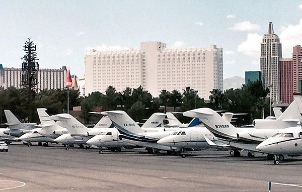 Private Jets Shut Down Las Vegas Airport