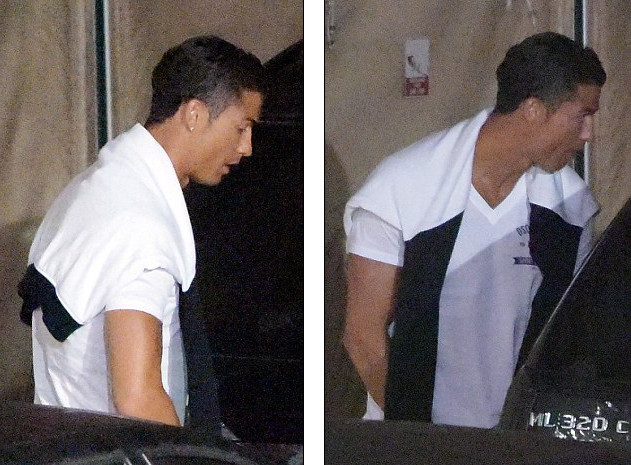 Cristiano Ronaldo caught urinating in the street following night of partying in Paris
