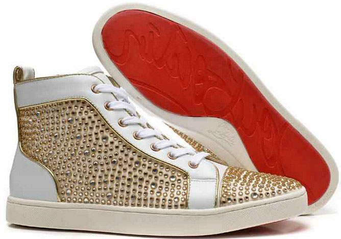 Christian Louboutin Crystal High Tops